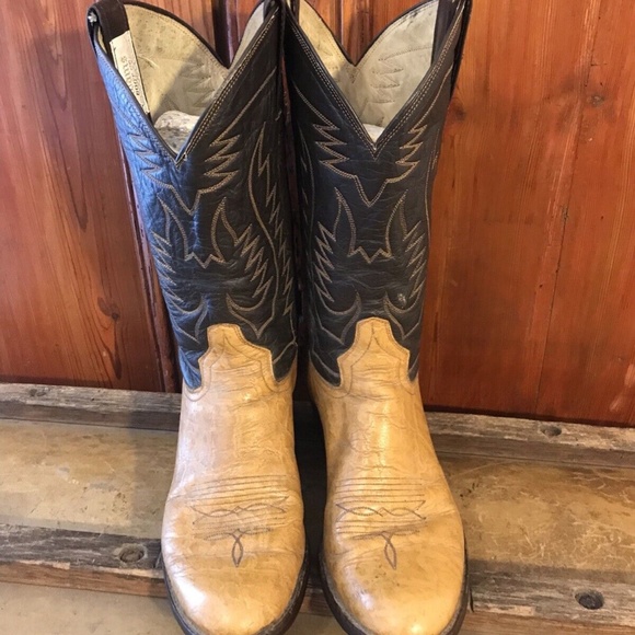 Vintage ADAMS Cowboys Western Boots Billy Martins Mens Size 8.5 D MSRP $575 - Picture 4 of 7